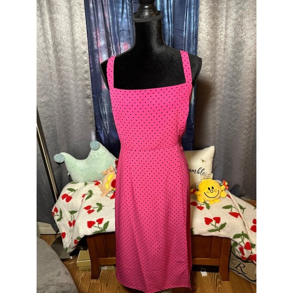 Pink Polka Dot Dress NWT - Picture 1 of 13